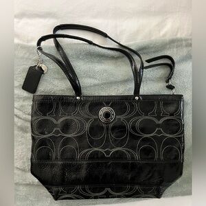 Coach Patent Leather Tote